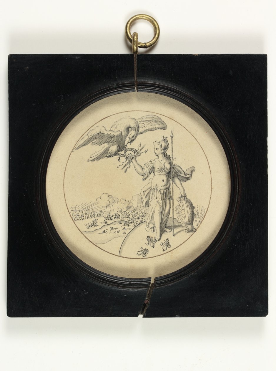 Progetto per una medaglia per commemorare la Battaglia di Blenheim da English School