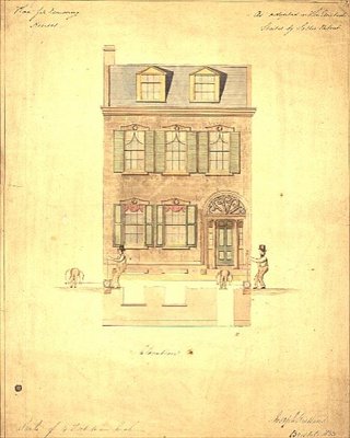 Progetto per il Little Theatre, Haymarket, c.1800 da English School