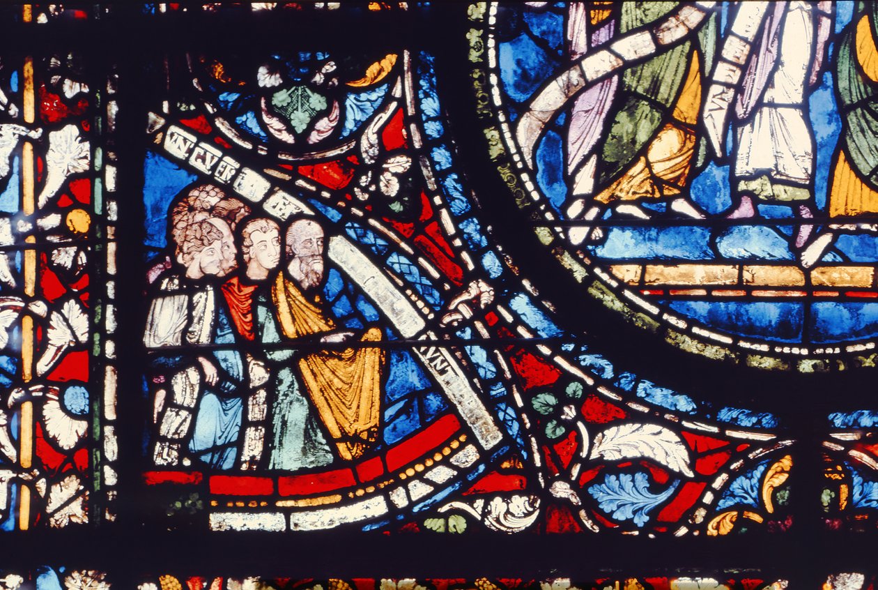 Dettaglio della finestra nord del Coro, fine XII secolo da English School