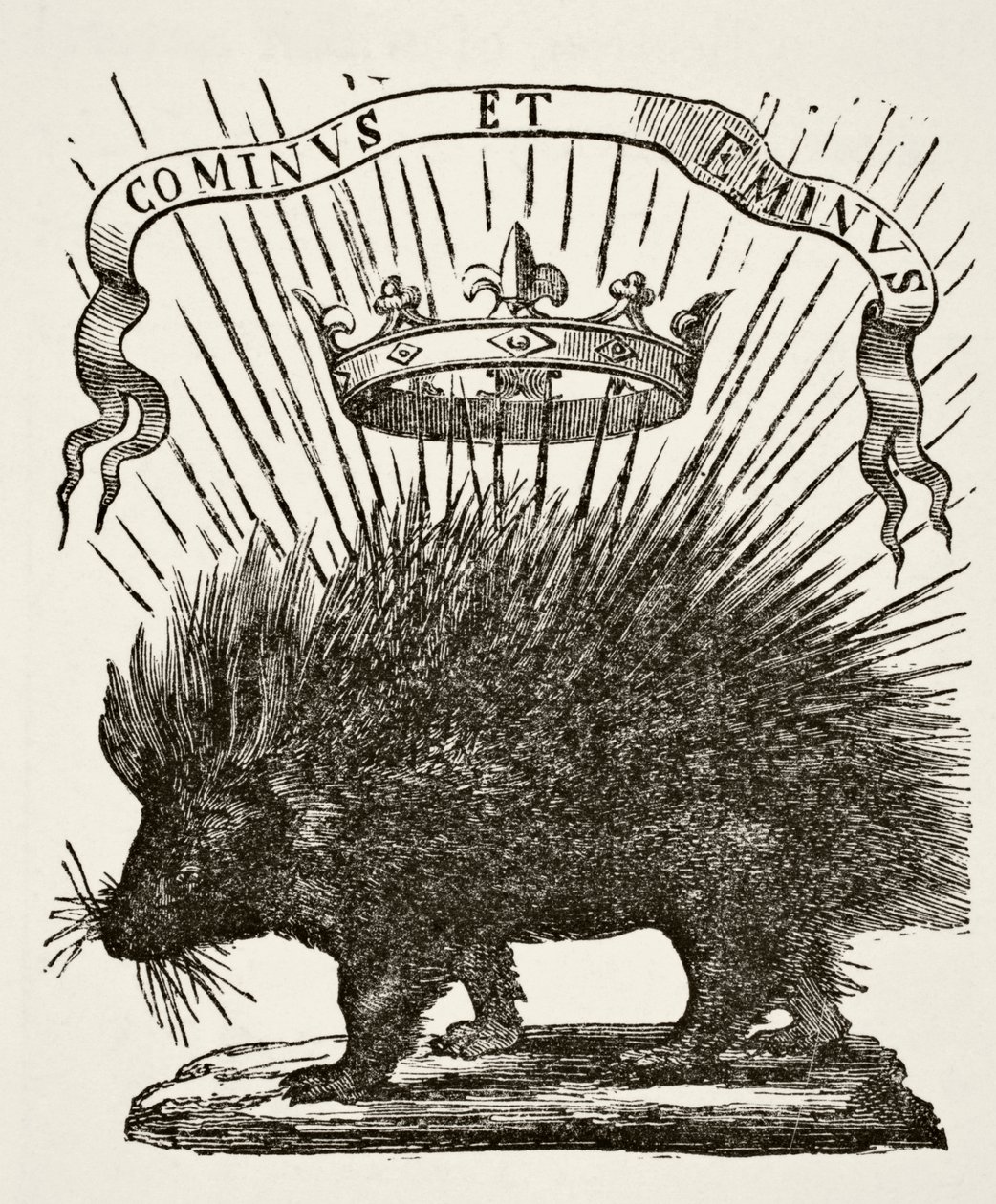 Emblema di Luigi XII, 1878 da English School