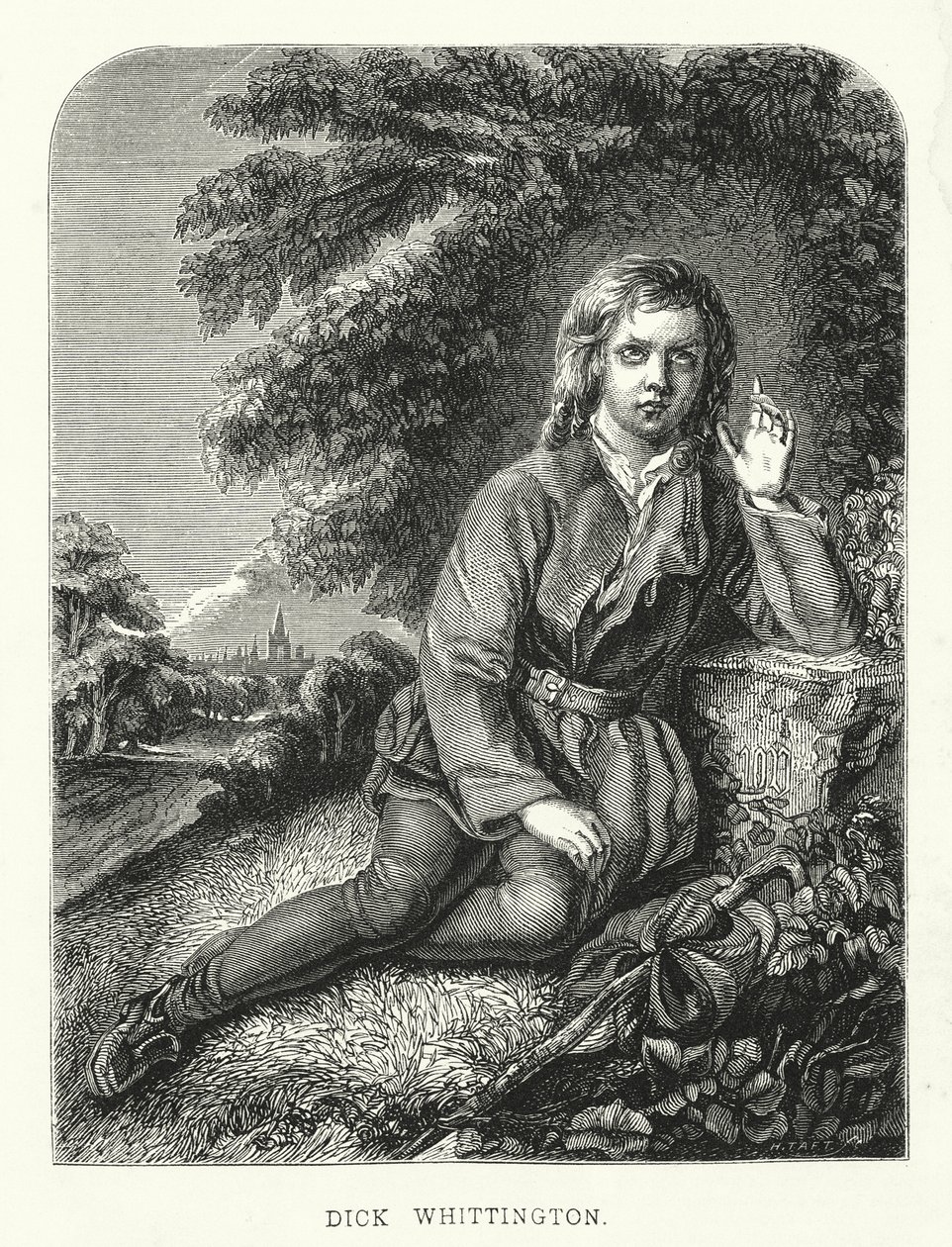 Dick Whittington (incisione) da English School