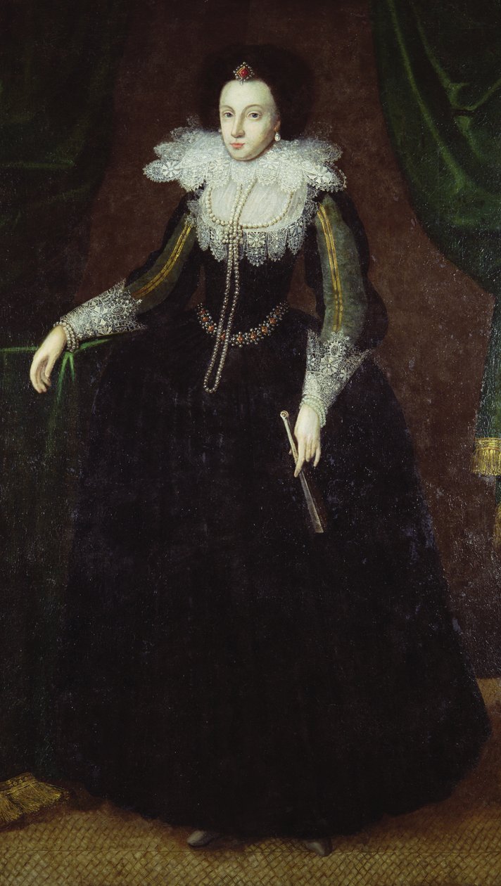 Dorothy Huddleston (nata Dormer), c.1610-15 da English School