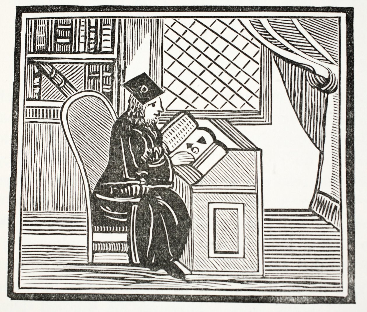 Dott. John Faustus, illustrazione da Chap-books of the Eighteenth Century di John Ashton, pub. 1882 da English School