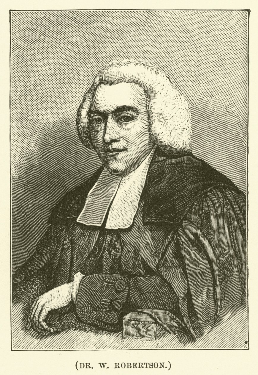 Dr W Robertson (incisione) da English School