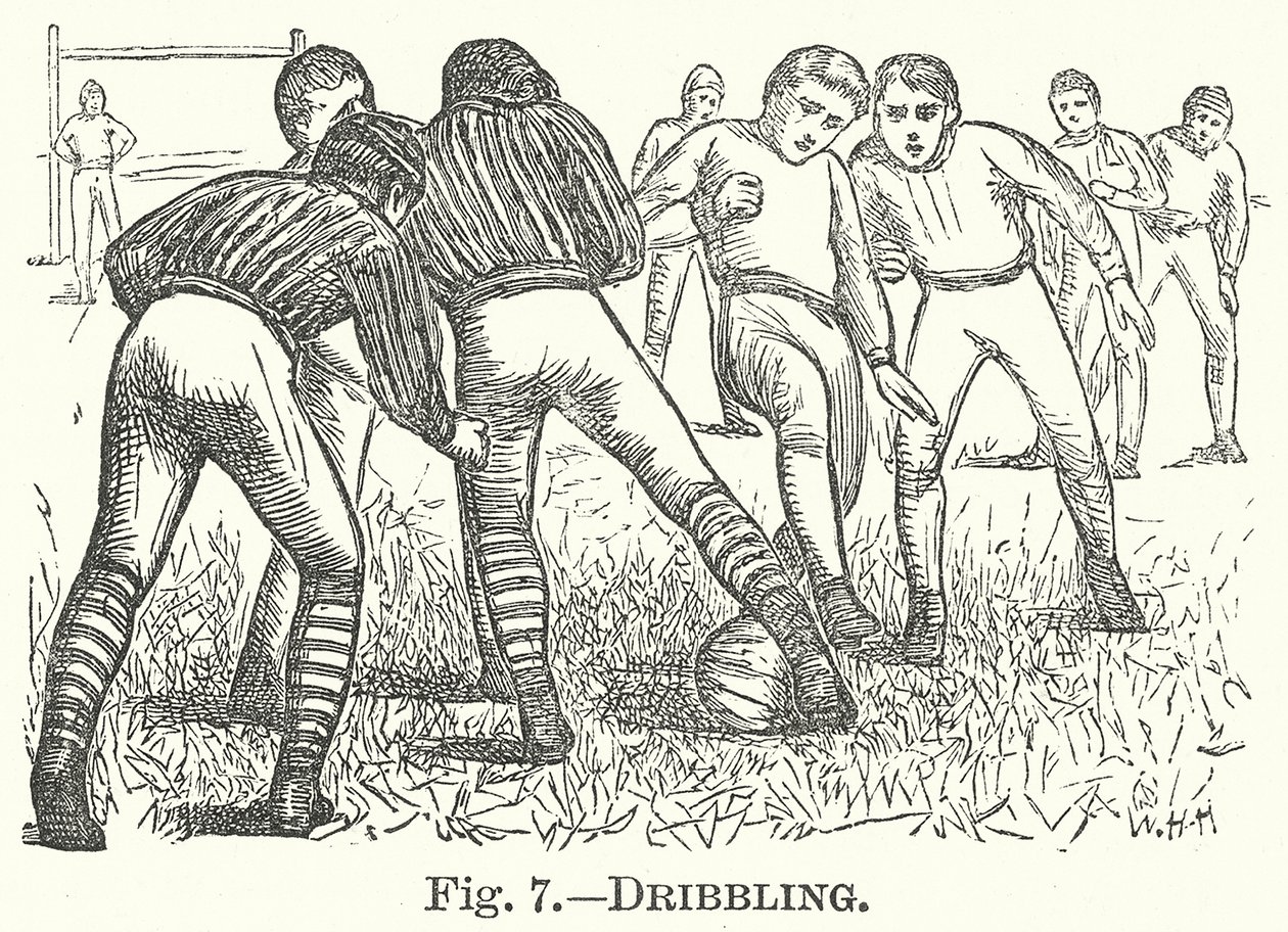 Dribbling (incisione) da English School