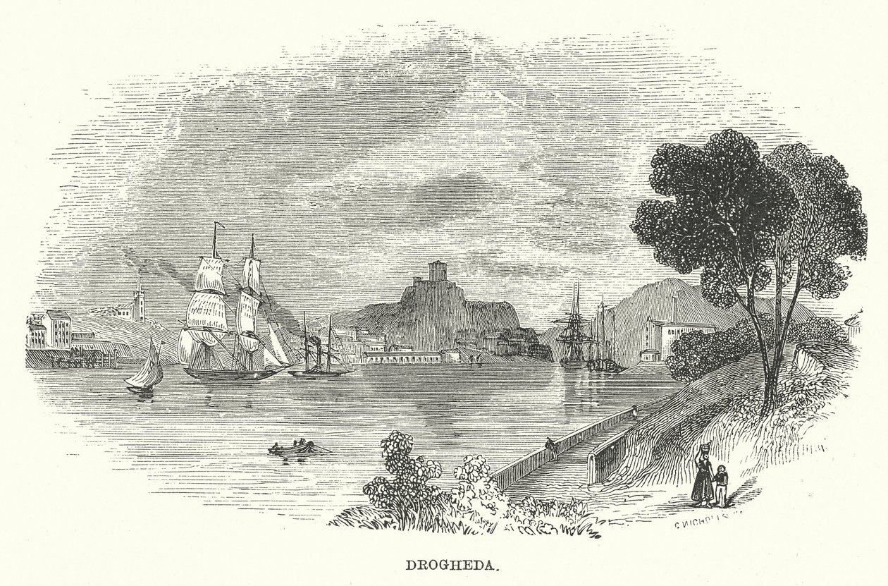 Drogheda (incisione) da English School