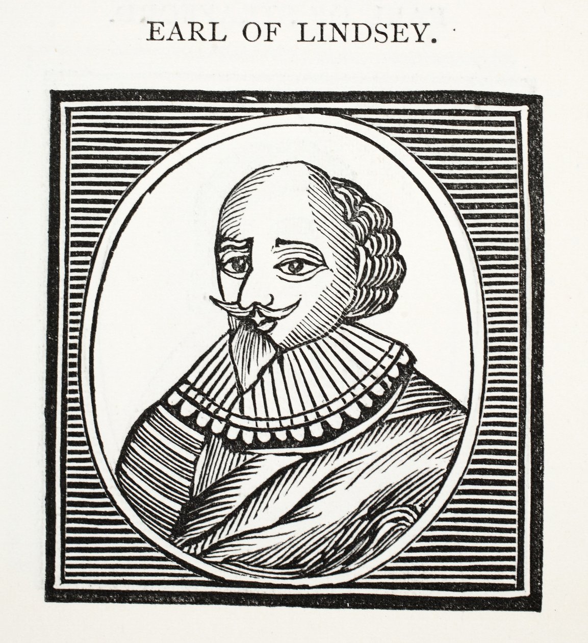 Conte di Lindsey, illustrazione da Chap-books del XVIII secolo di John Ashton, pub. 1882 da English School