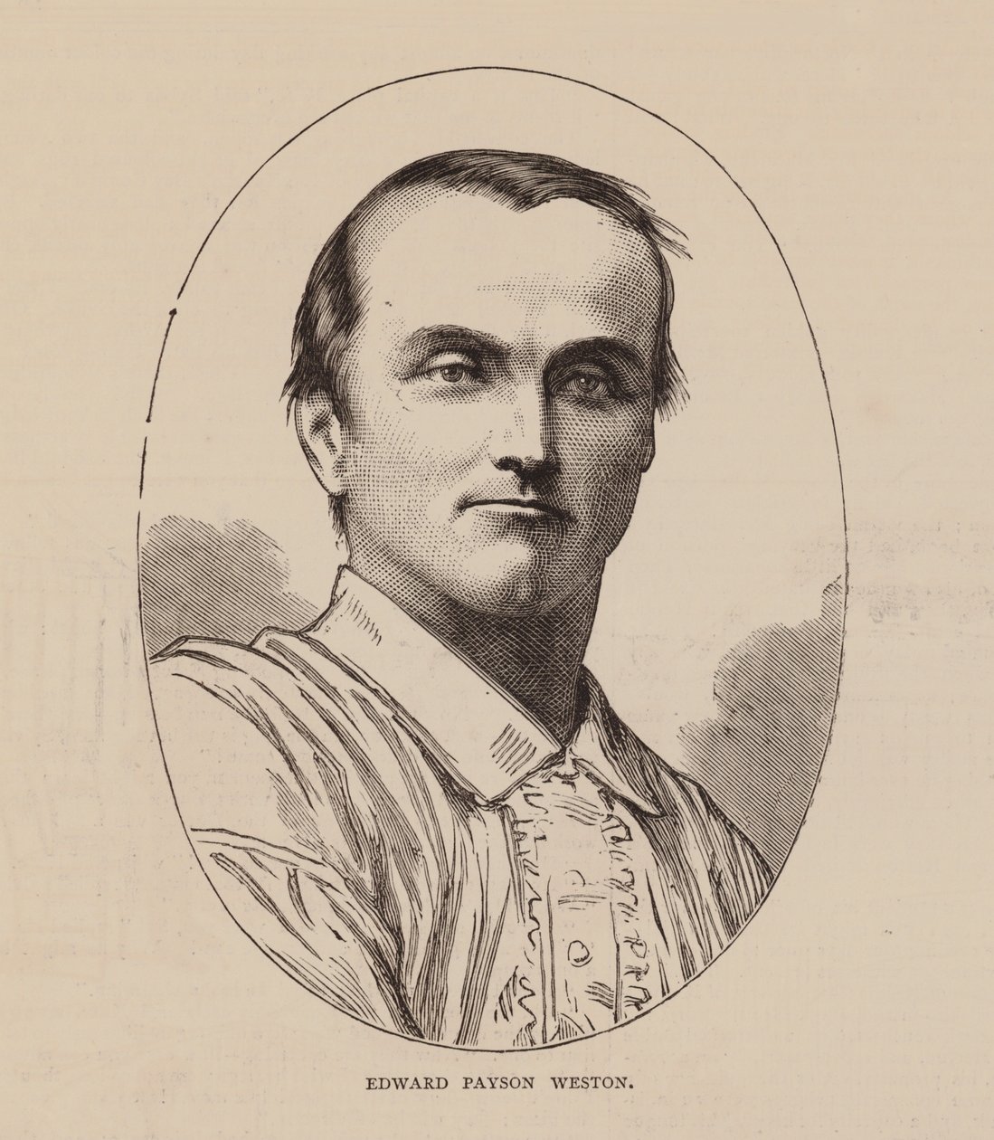 Edward Payson Weston (incisione) da English School