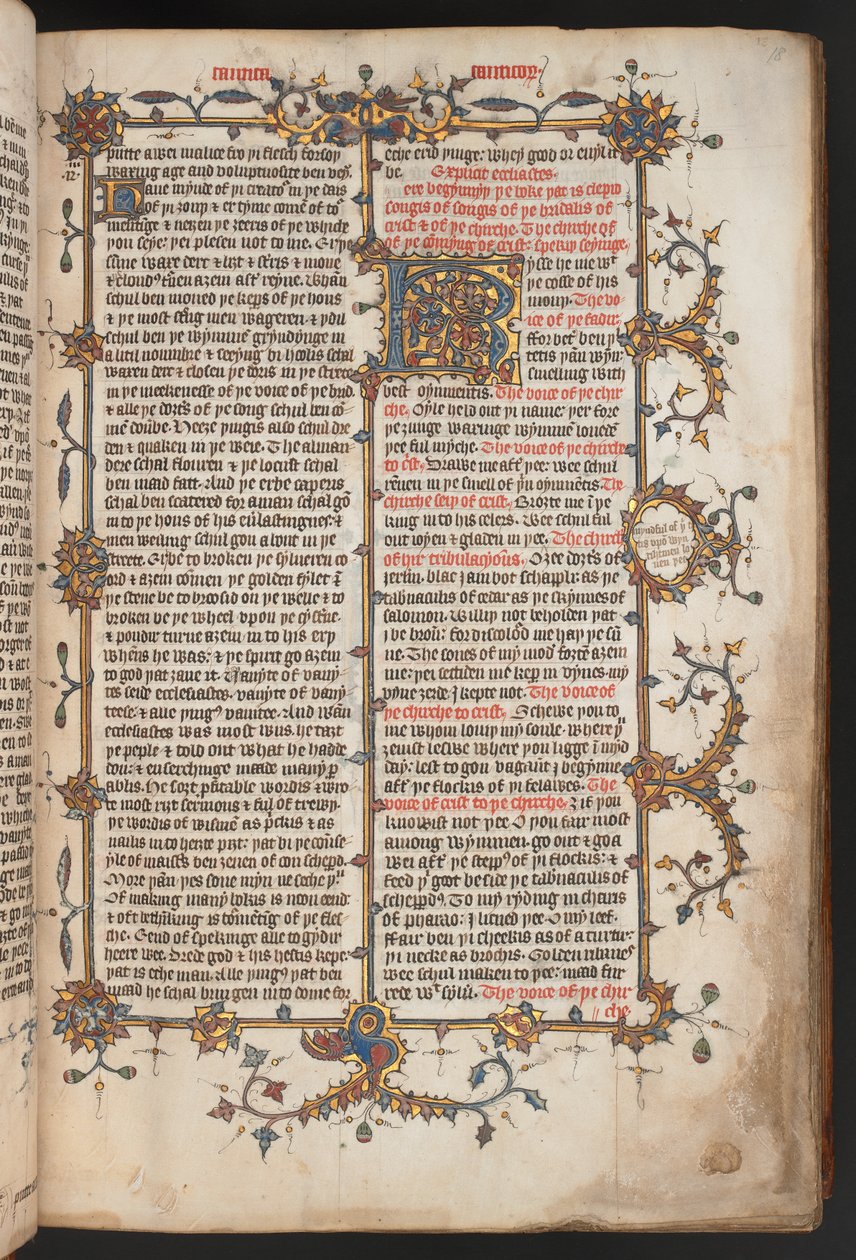 Egerton 617, Bibbia wycliffita, prima del 1397 (pergamena) da English School
