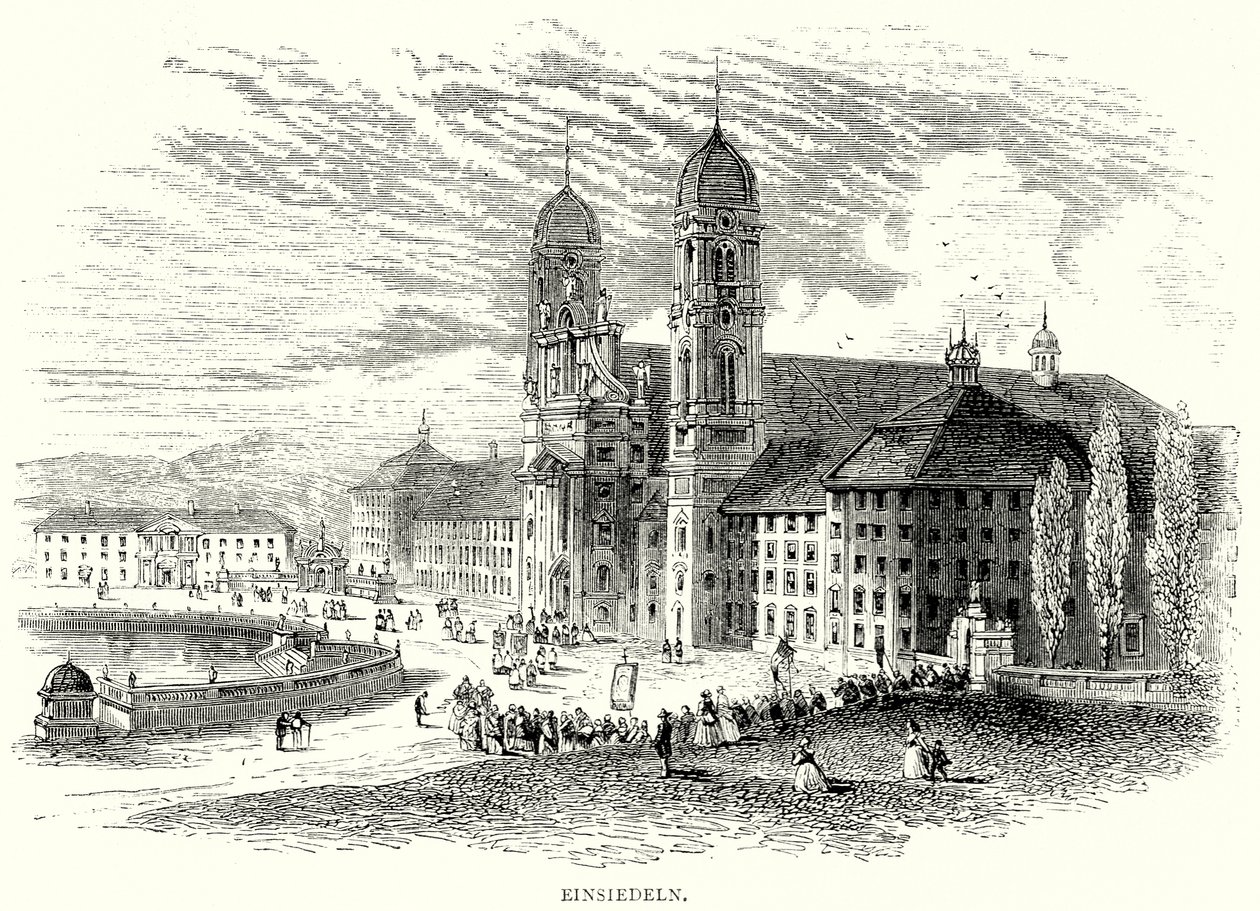 Einsiedeln (incisione) da English School