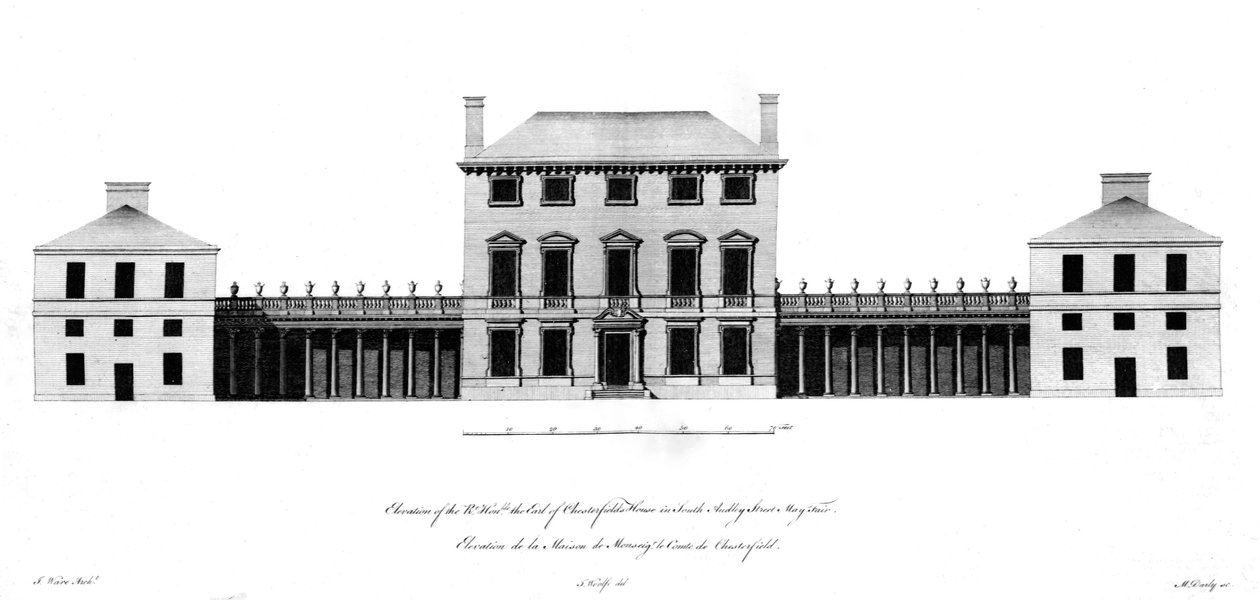 Elevazione della casa dell