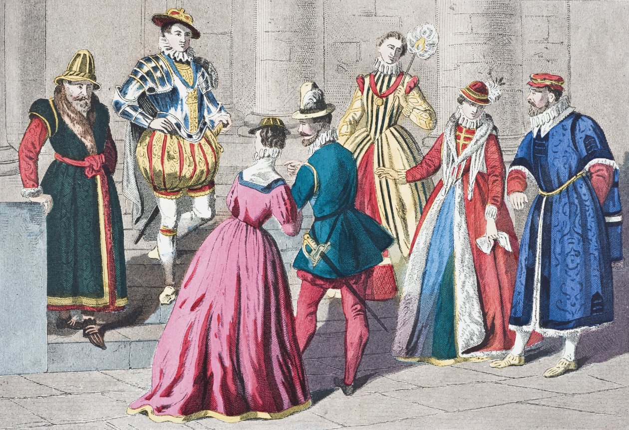 Mode inglesi del XVI secolo, da 