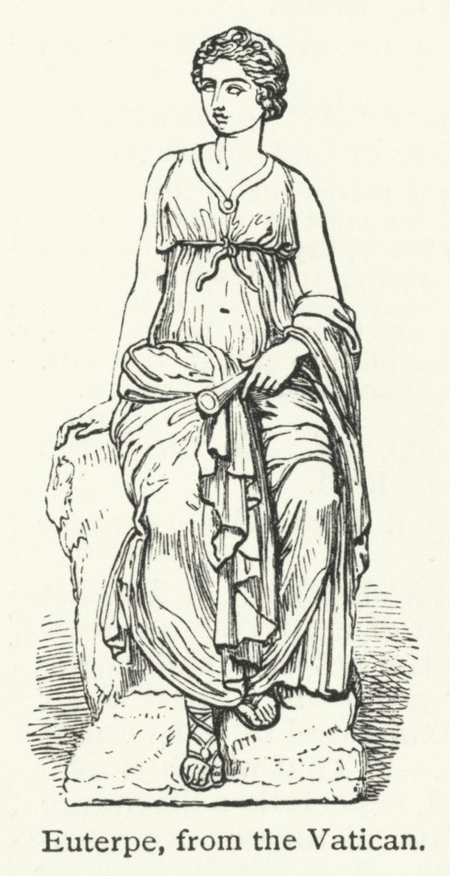 Euterpe (incisione) da English School