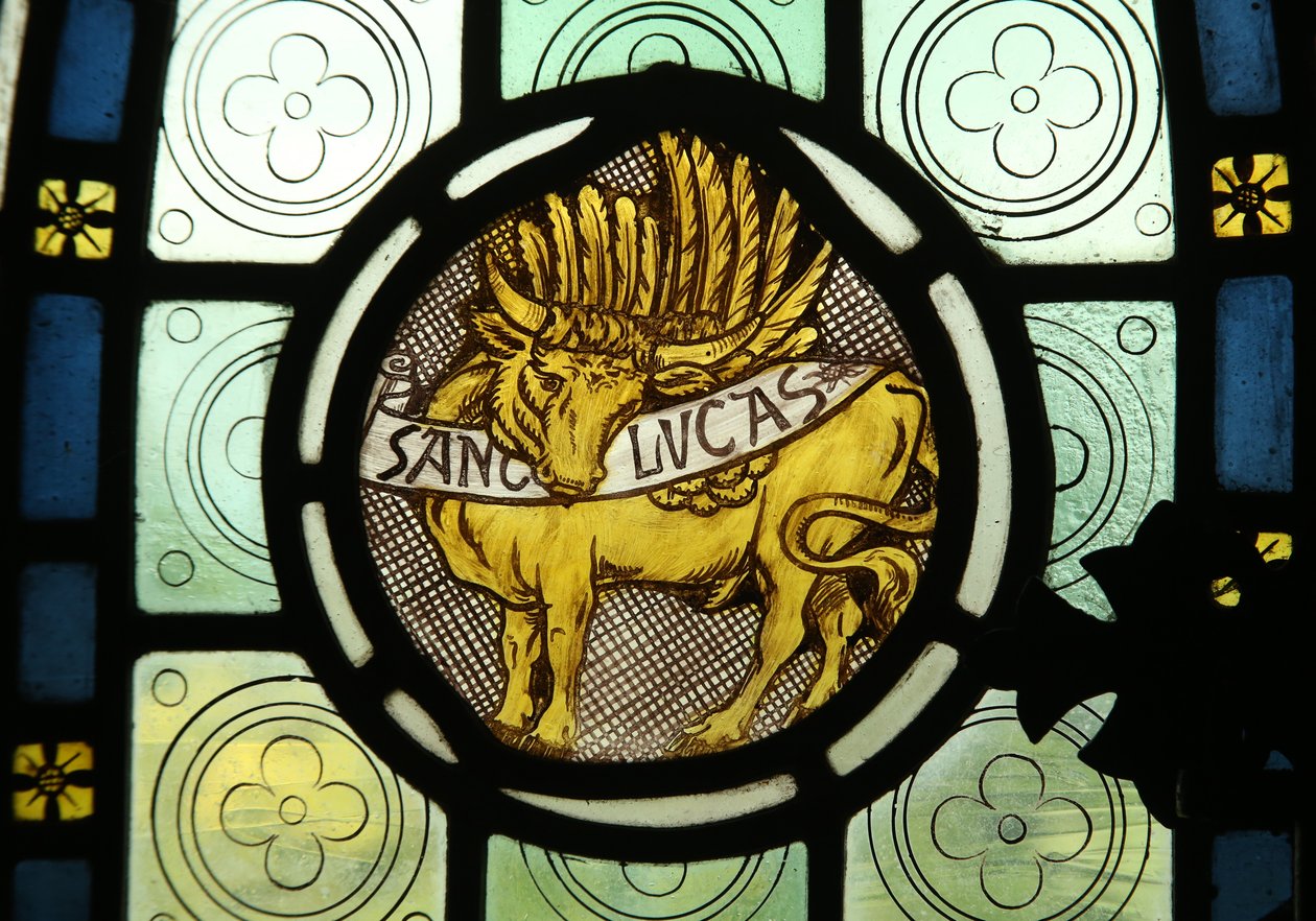 Emblema evangelista: San Luca da English School