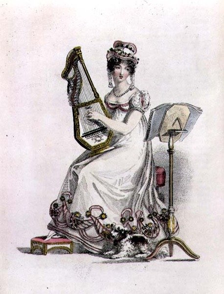 Abito da Sera/Opera, tavola di moda da Ackermann