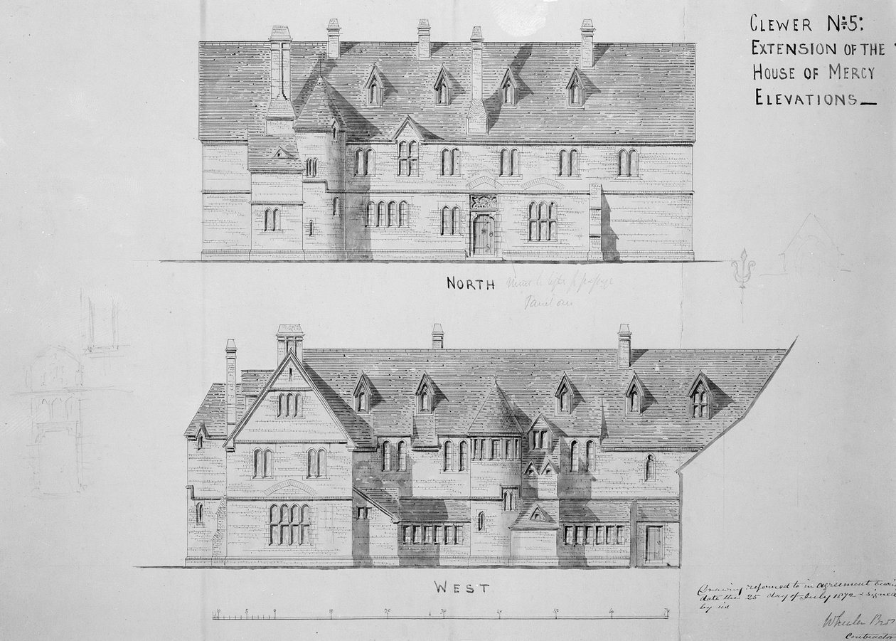Estensione della Casa della Misericordia, Clewer da English School