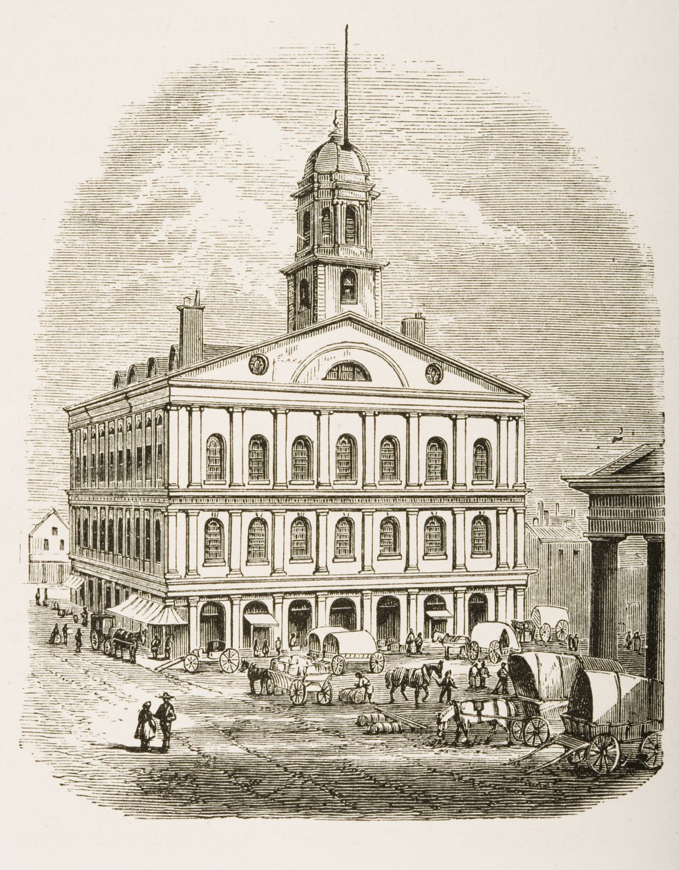 Faneuil Hall, Boston, c.1870, da 