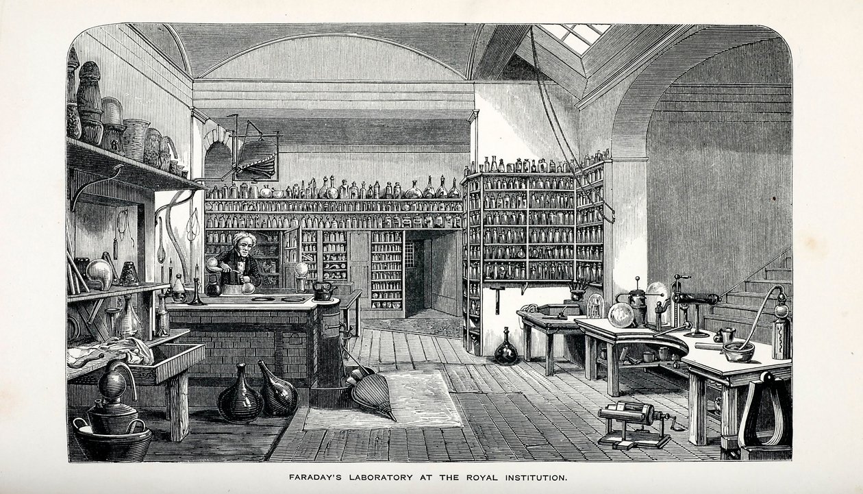 Laboratorio di Faraday alla Royal Institution da English School