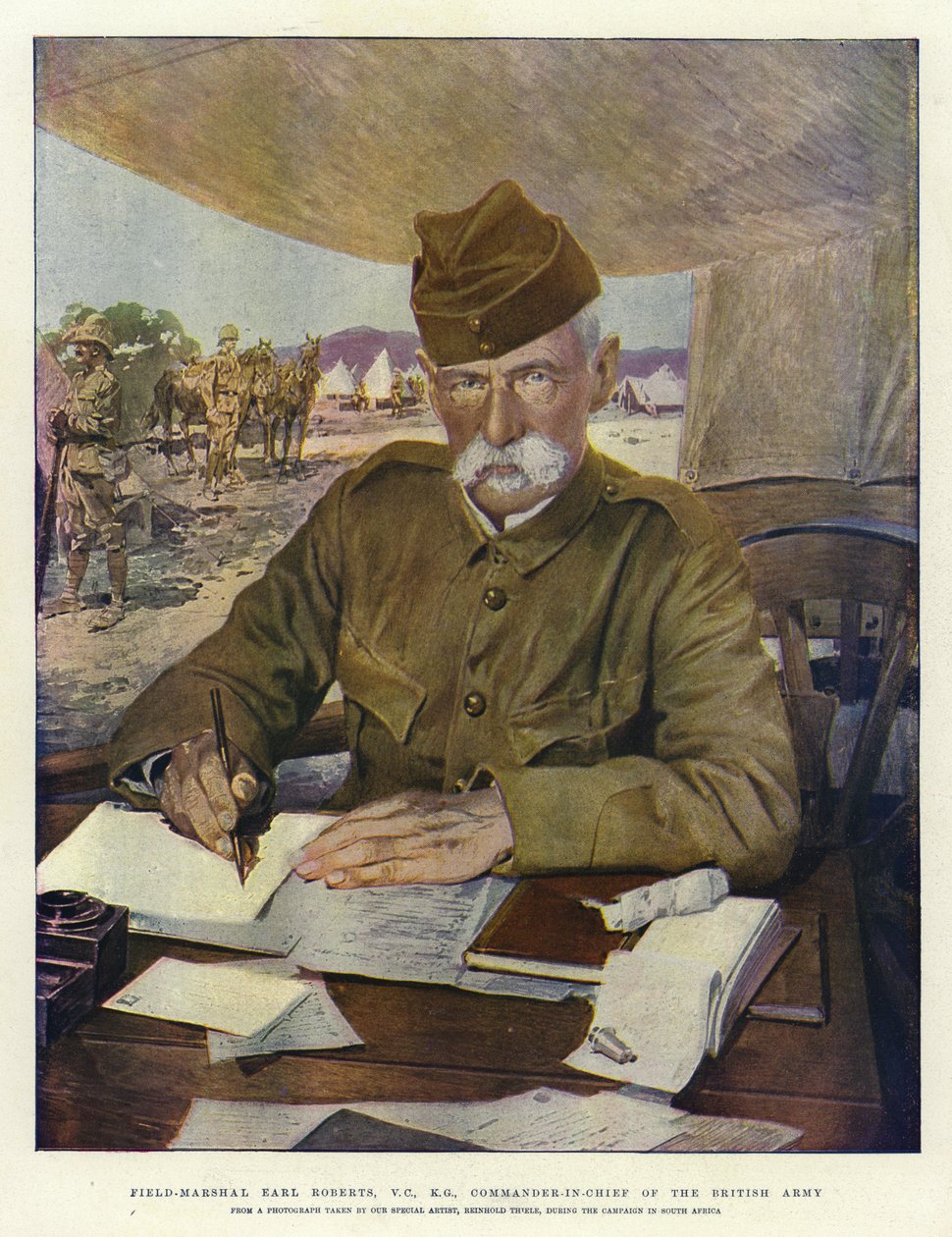 Feldmaresciallo Earl Roberts, VC, KG, comandante in capo dell
