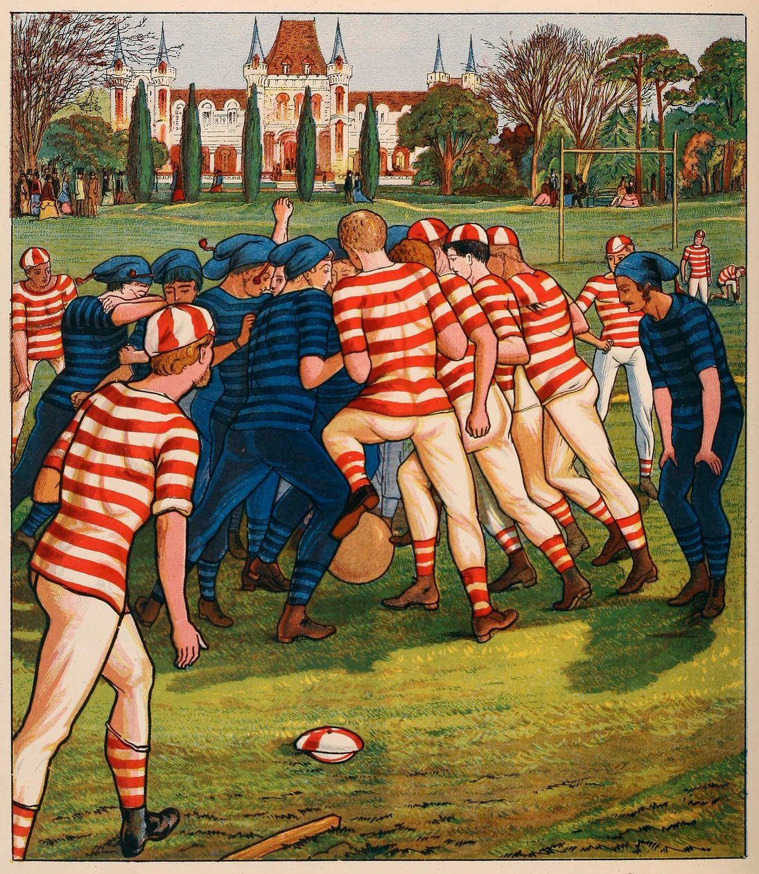 Calcio, da British Sports and Games, pub. c. 1880 da English School