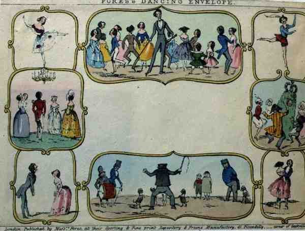 La busta danzante di Fores, pub. da Messrs Fores, c.1840 da English School