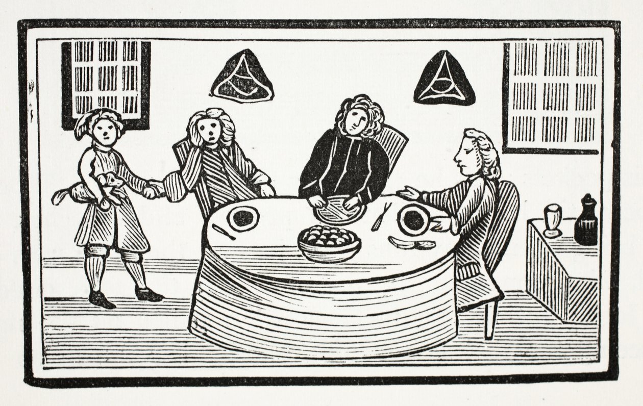 Fortunatus, illustrazione da Chap-books del XVIII secolo di John Ashton, pub. 1882 da English School