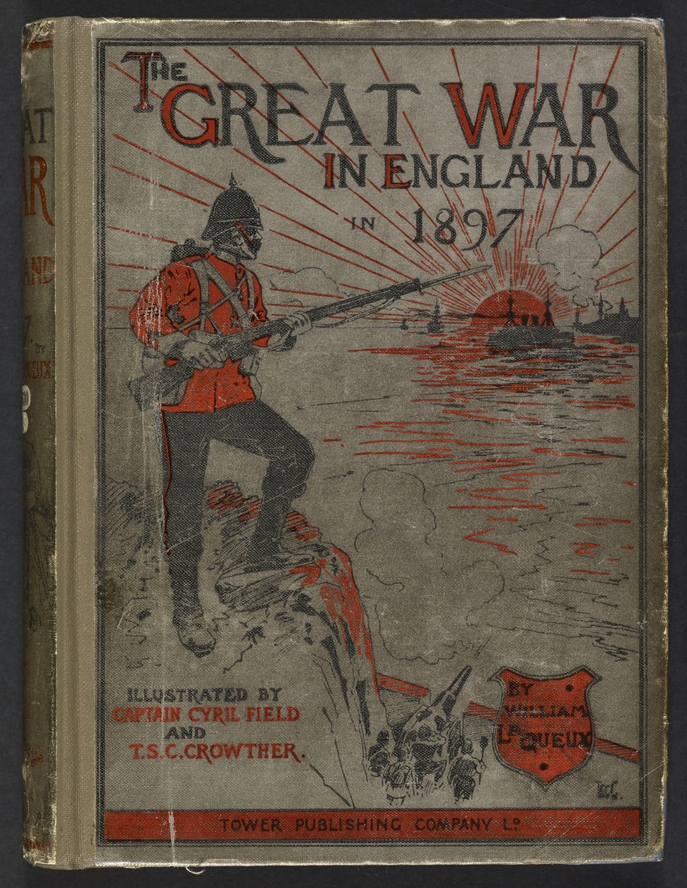 Prima di copertina di "La Grande Guerra in Inghilterra nel 1897" di William Le Queux da English School