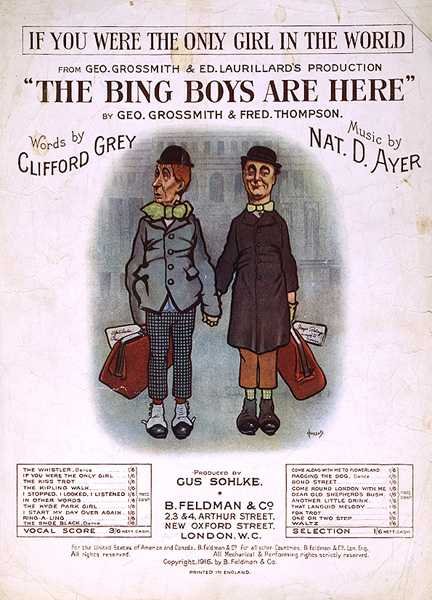 Copertina della partitura musicale per 