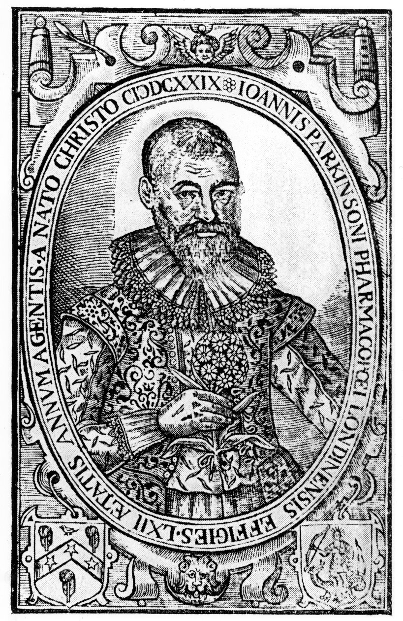 Frontespizio di Paradisi in Sole Paradisus Terrestris di John Parkinson, pubblicato 1629 da English School