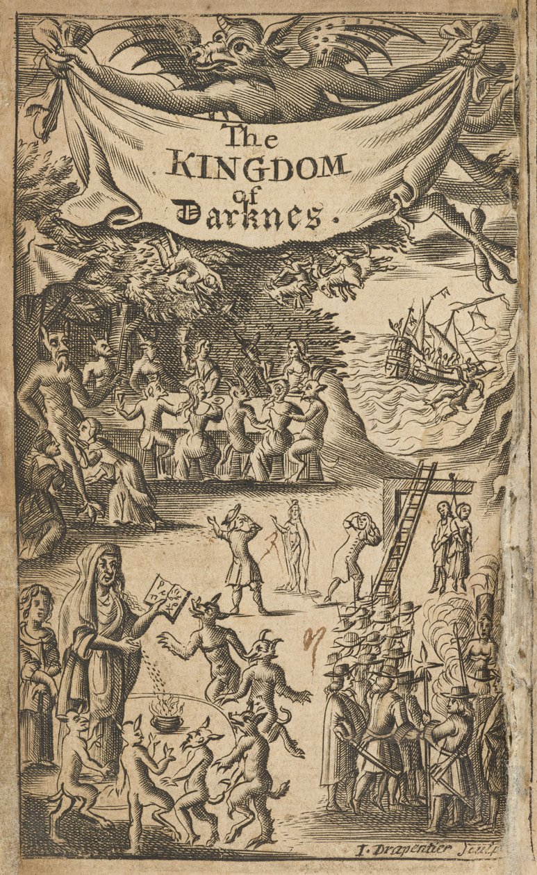 Frontespizio di Nathaniel Crouch, The Kingdom of Darkness da English School