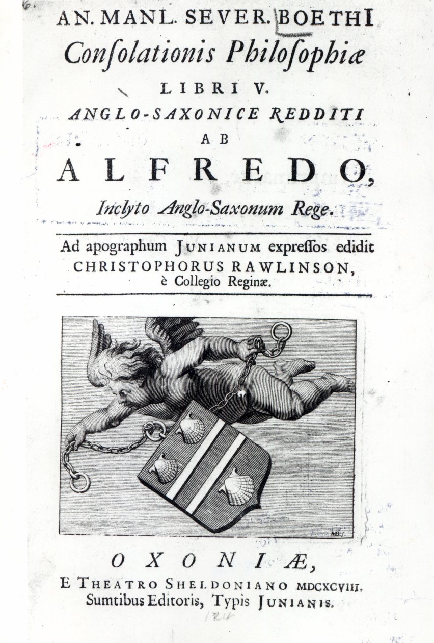 Frontespizio della traduzione di Christopher Rawlinson dell