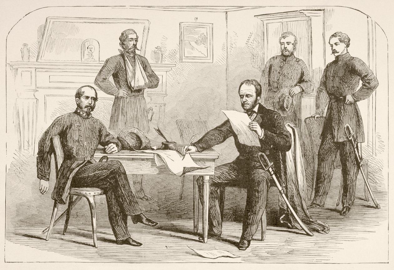 Il generale Joseph Eggleston Johnston si arrende all
