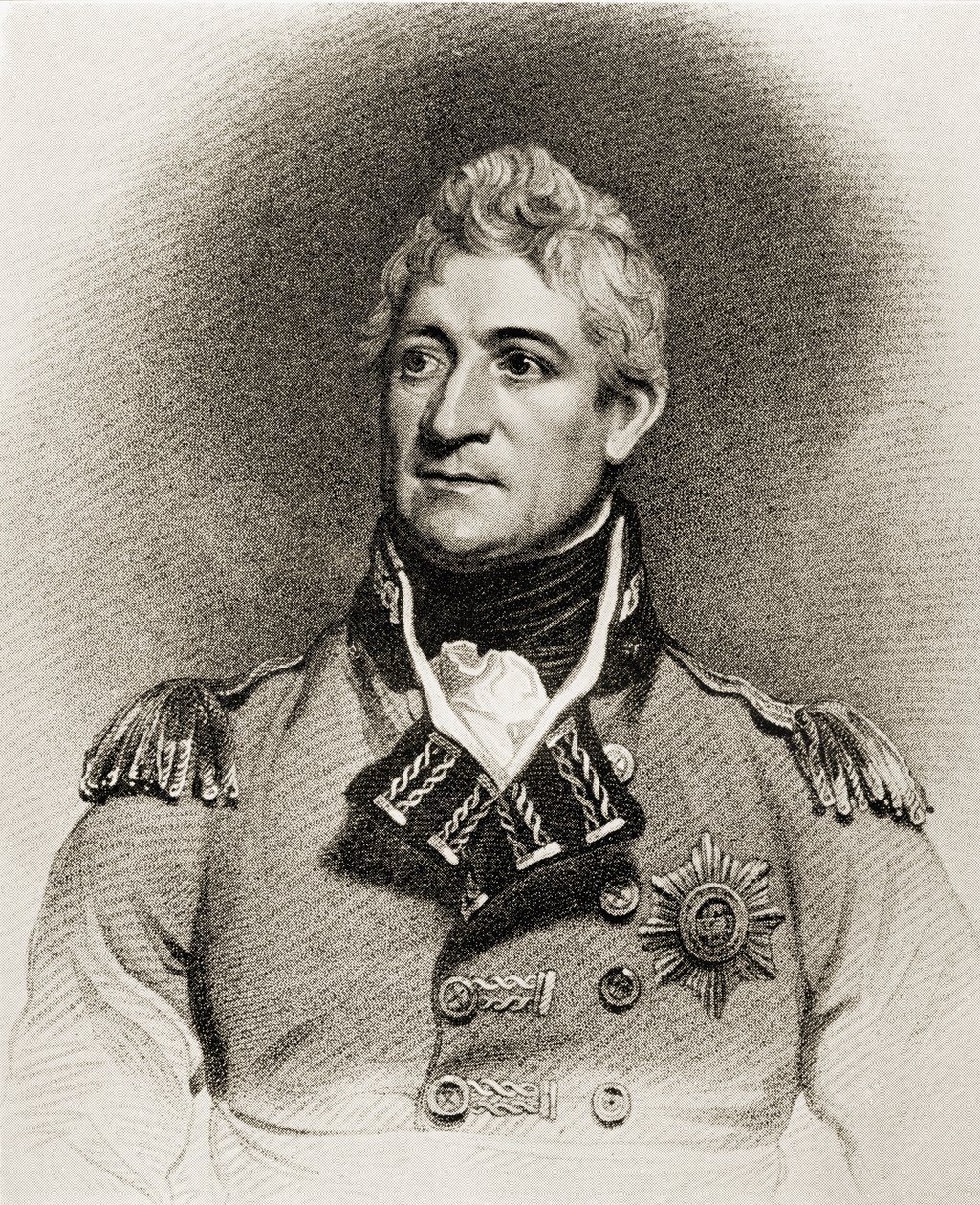 Generale Sir Thomas Picton (1758-1815) da English School