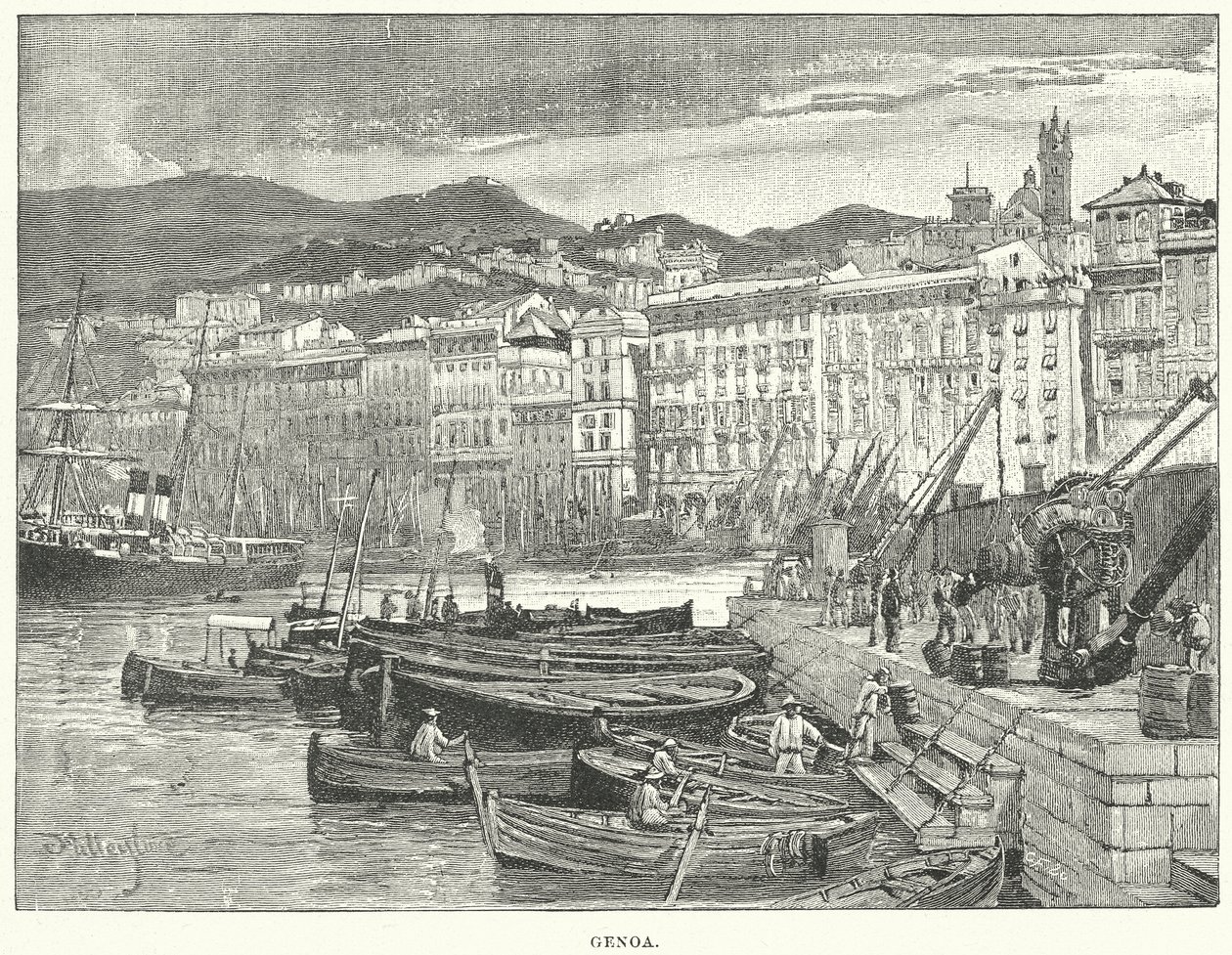 Genova (incisione) da English School