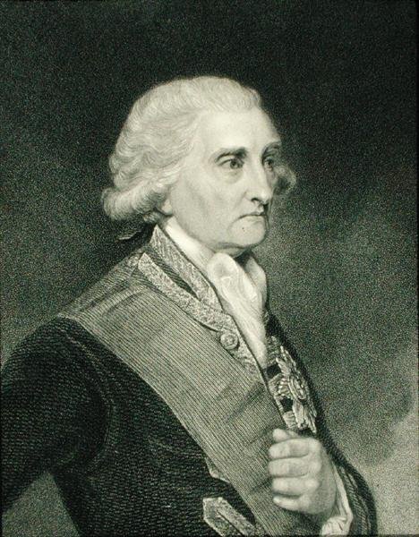 George Brydges Rodney (1718-92) 1º Barone Rodney di Stoke-Rodney, da 