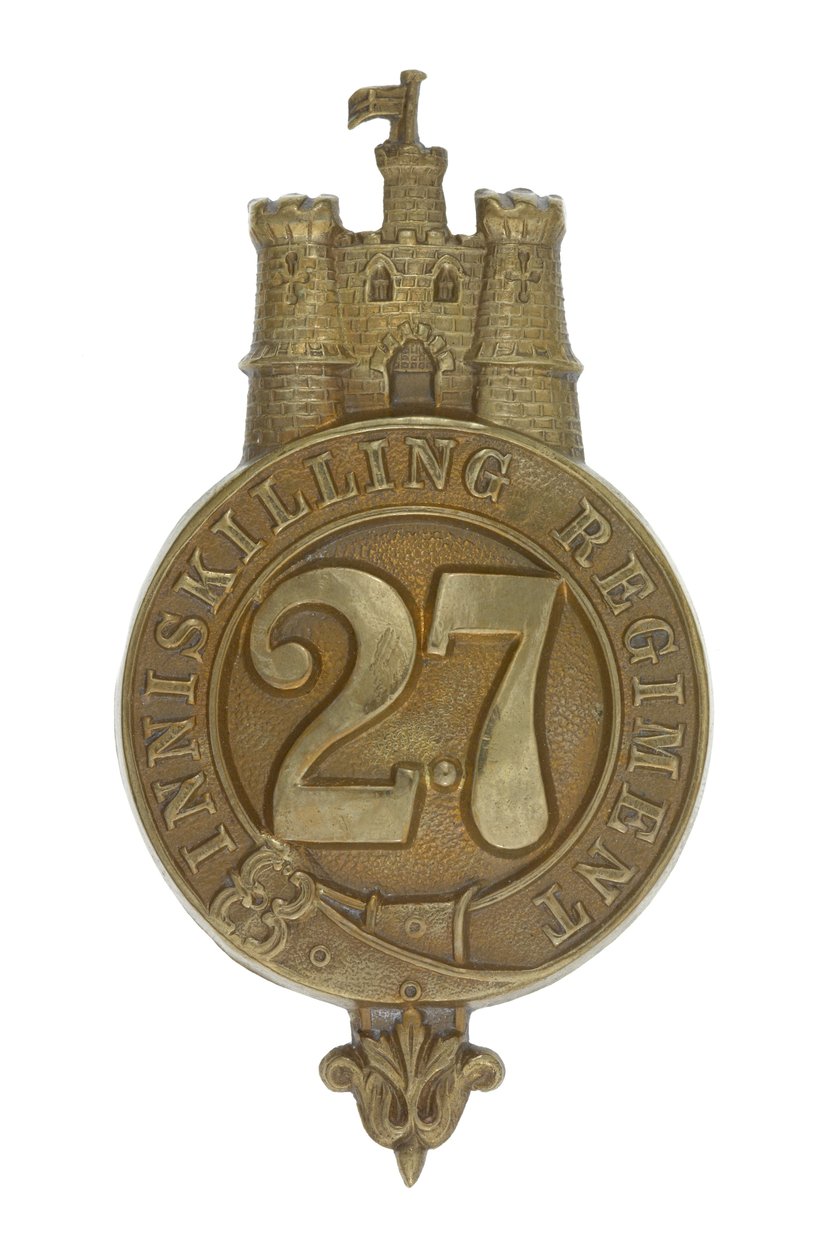 Distintivo di Glengarry, c.1874-81 (ottone) da English School