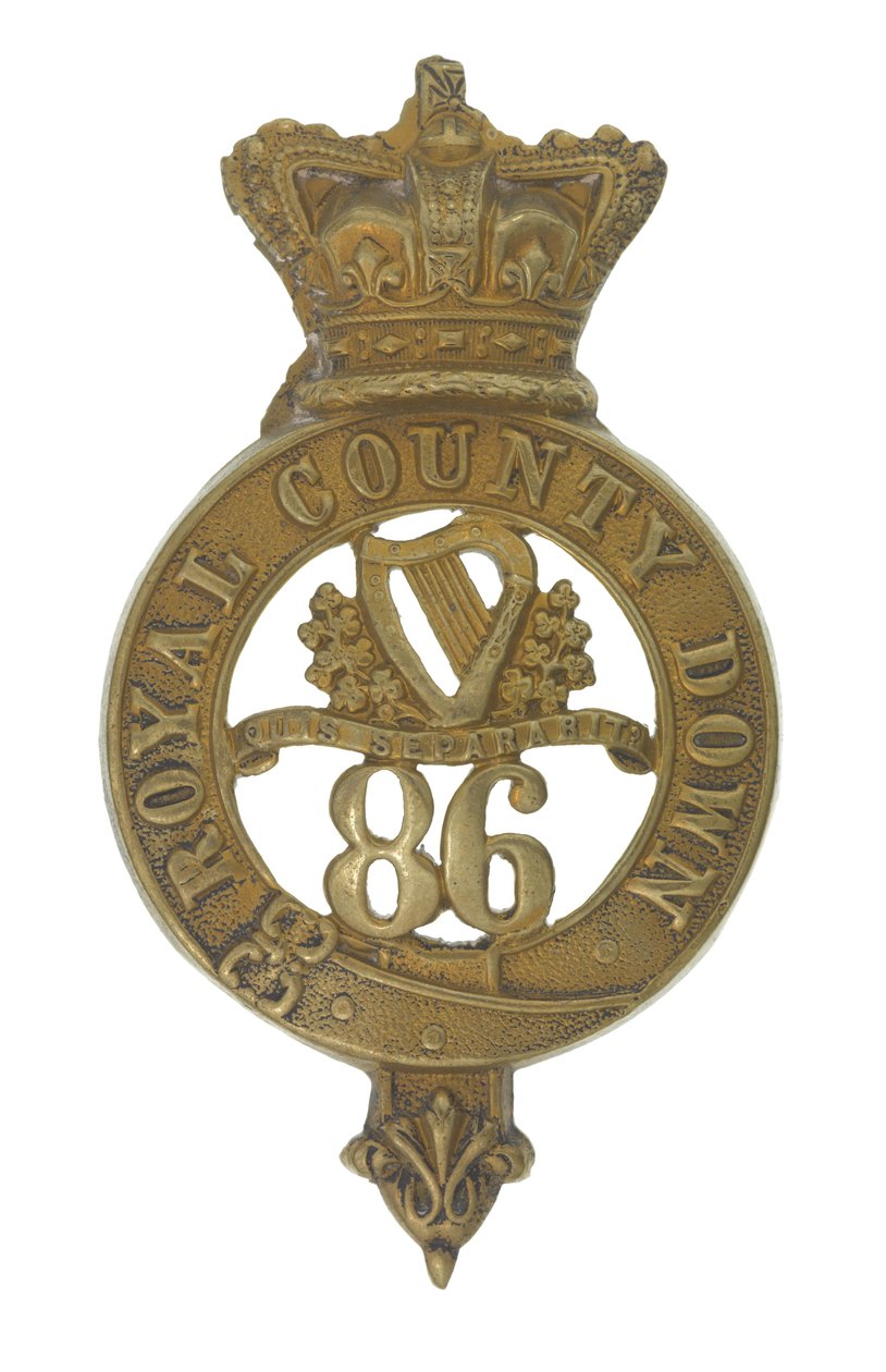 Distintivo di Glengarry, c.1874-81 (ottone) da English School