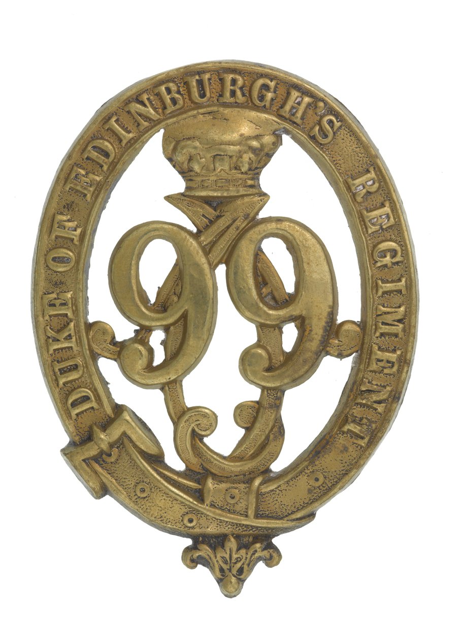 Distintivo di Glengarry, c.1875-81 (ottone) da English School