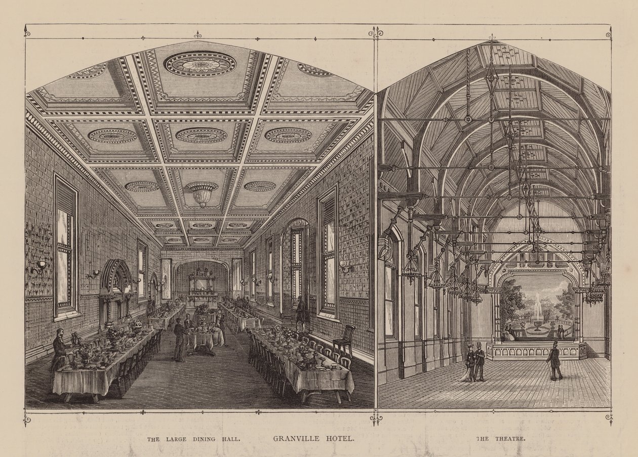 Hotel Granville (incisione) da English School