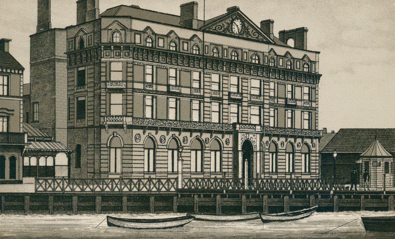 Great Eastern Hotel, Harwich (litografia) da English School