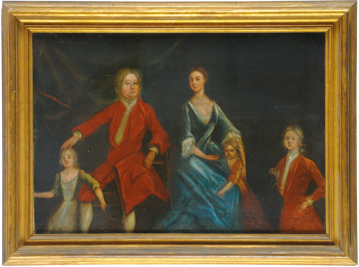 Ritratto di gruppo della famiglia Arundell di Wardour da English School