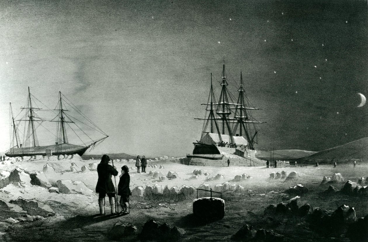 HMS Assistance e Pioneer nei quartieri invernali che tornano alla luce del giorno da English School