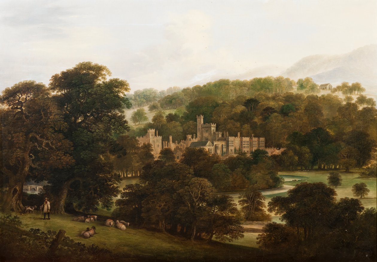 Haddon Hall, 1855 da English School