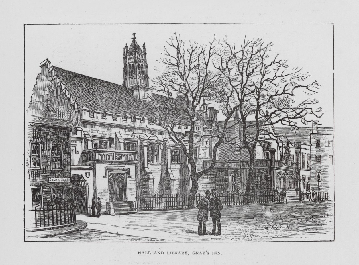 Sala e biblioteca, Gray