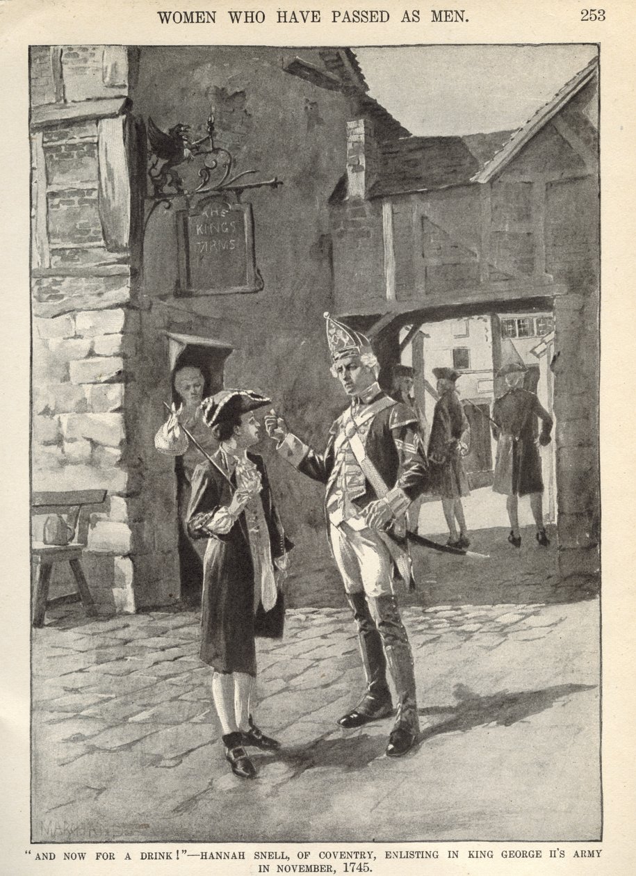 Hannah Snell, che si arruola nell