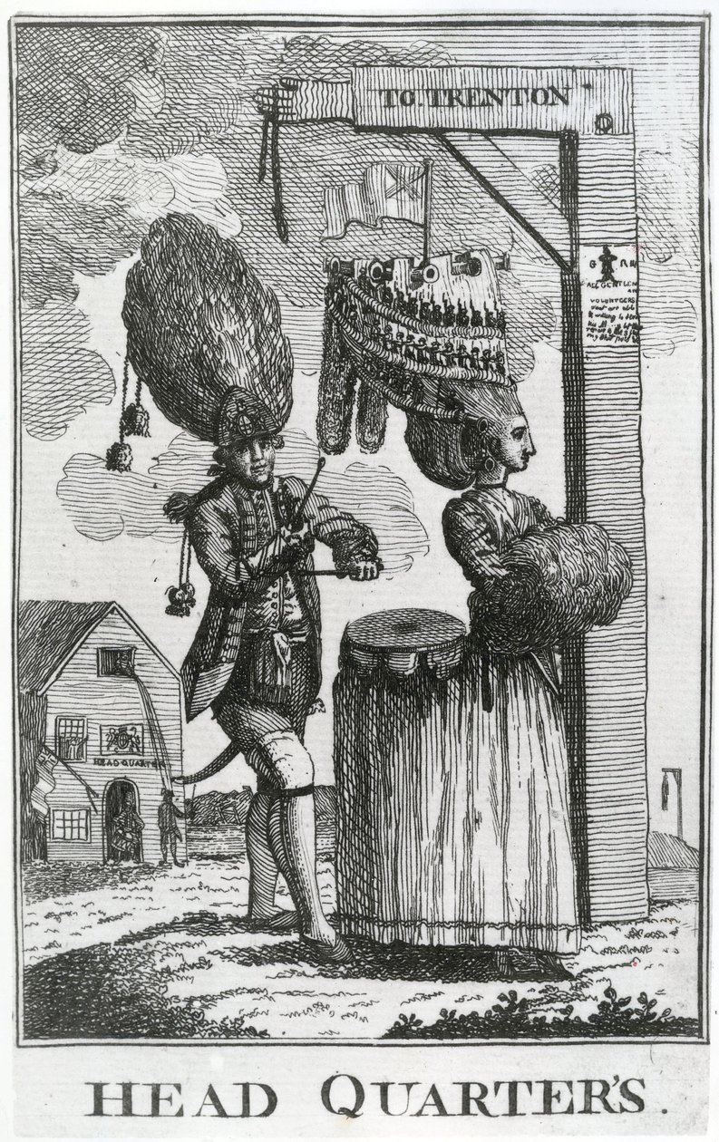 Quartier generale, 1777 da English School