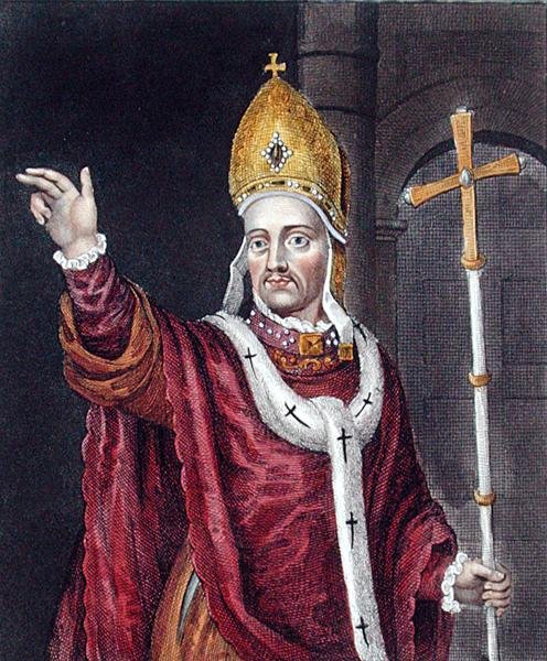Henry Chichely (c.1362-1443), dopo un dipinto nella Bodleian Gallery da English School