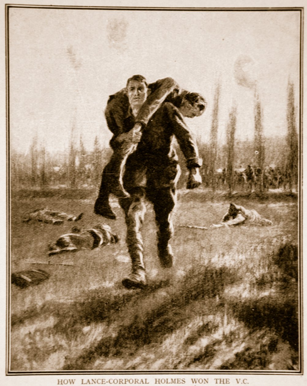 Come il caporale Holmes ha vinto la V.C., 1914-19 da English School