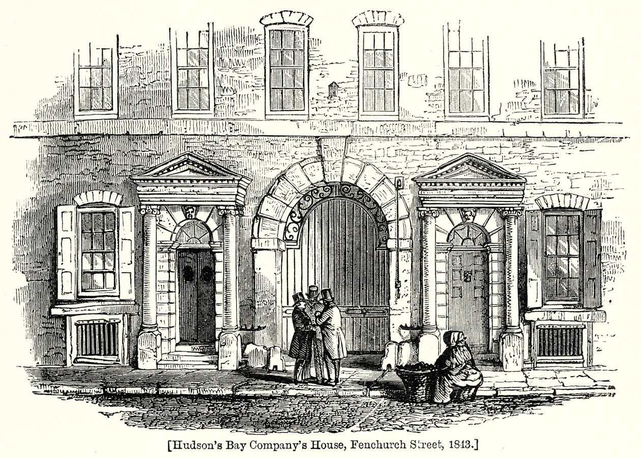 Casa della Compagnia della Baia di Hudson, Fenchurch Street da English School