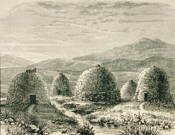 Capanni a Uig nel c.1880, da 
